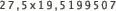 27,5x19,5199507