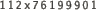 112x76199901