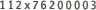 112x76200003