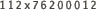 112x76200012