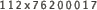 112x76200017