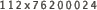112x76200024