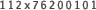 112x76200101