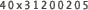 40x31200205