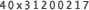 40x31200217