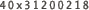 40x31200218