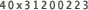 40x31200223