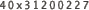 40x31200227