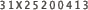 31X25200413
