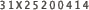 31X25200414