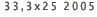 33,3x25 2005