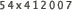 54x412007