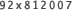 92x812007