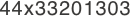 44x33201303