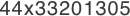 44x33201305