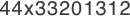 44x33201312
