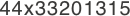44x33201315