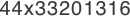 44x33201316