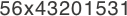 56x43201531