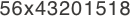 56x43201518