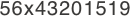 56x43201519