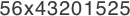 56x43201525