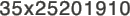 35x25201910