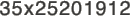 35x25201912