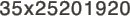 35x25201920