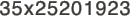 35x25201923