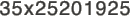 35x25201925