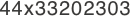 44x33202303
