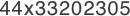 44x33202305