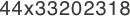 44x33202318