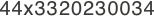 44x3320230034