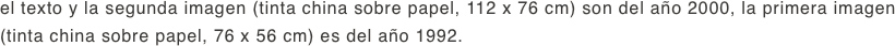 el texto y la segunda